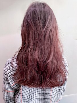 アルバム 銀座(ALBUM GINZA) ラベンダーロング_ウェーブパーマフォギーベージュ_ba288122