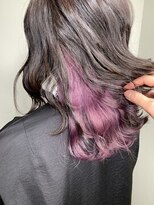 ワット 原宿店(W)&nbsp;☆インナーカラー☆ラベンダーパープル☆