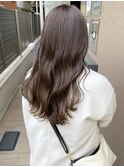 石原和樹 チョコブラウン シルキーベージュ 波巻きロング