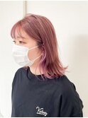 【racic】インナーカラーラベンダーピンク 10代20代30代