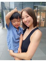 ベルボブ　大人ボブ　オリーブベージュ