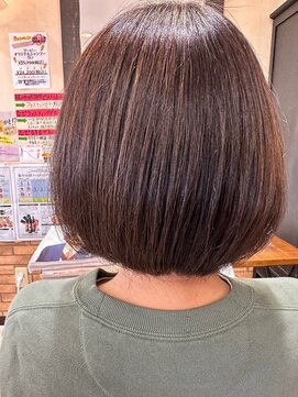 ヘアスタジオブービー ナチュラルミニボブ