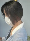 大人の抜け感ボブ
