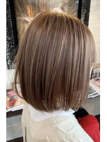 ボアップ 松山店(boappu) #ベージュ#ブリーチ#カラー