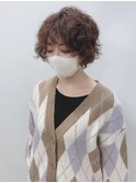 【松戸 岩口】くるくるパーマ束感マッシュショート