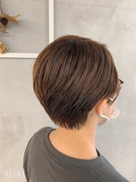 ランソ(RUNSO) 20代・30代/大人ツィギーなショートスタイル/似合わせカット