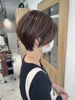 ルネ 北千住(Renee)&nbsp;くびれショート_マロンベージュ_マニッシュショート