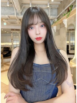 ロンドアリシア 金山(Lond Alexia) イヤリングカラー 縮毛矯正 韓国風 ダブルカラー 髪質改善_4324