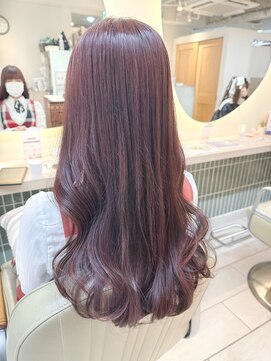 テトラ バイ ネオリーブ 横浜西口店(tetra by neolive) 春におすすめピンクブラウン**【横浜/横浜駅】