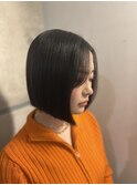 ボブカットヘアセット髪質改善