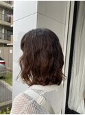 ふわふわボブパーマ