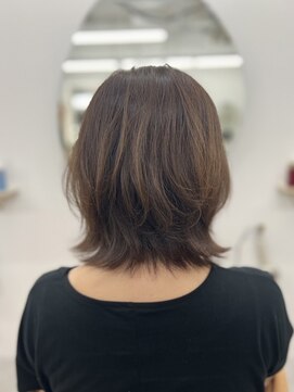 ユール 自由が丘(Yule) 【自由が丘】クセ毛さんでもハンドドライまとまるくびれボブ