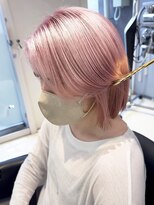 トーン(TONE)&nbsp;ショート×ペールピンク