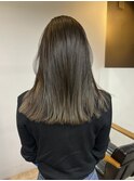 20代30代髪質改善カラーオリーブアッシュ韓国ヘアくびれ透明感
