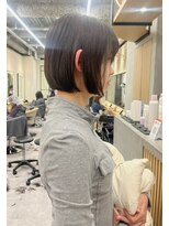 ロンドプロフィール 浦和(Lond profil) イメチェン ボブ 外ハネボブ 美髪 ホワイトブロンド 韓国