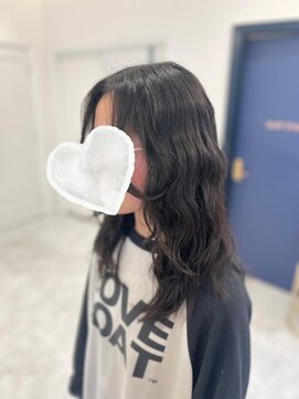 モア 岡崎(more) レイヤーカット、ジェリーパーマ風セット