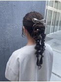 【Rina】ふわふわポニテツイン☆*。