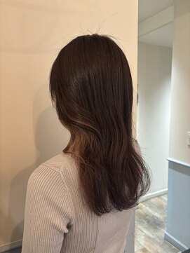 フレーム へアアンドトリートメント 天王寺北口店(FRAME) ほんのりピンクブラウンカラー