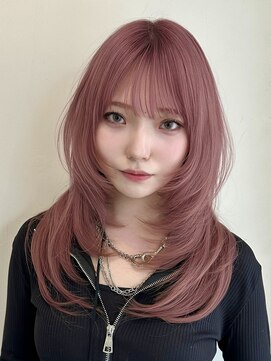 アンカーバイナチュラル(anchor by natural) 韓国風/レイヤー/小顔/前髪カット/髪質改善/グレージュ/透明感