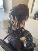卒業式ヘアー