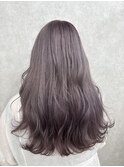 ブリーチ２回ラベンダーグレージュカラー♪