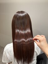 イオエ 西梅田(ioe)&nbsp;ブリーチなしカラー／髪質改善/ミルクティーベージュ/顔へア