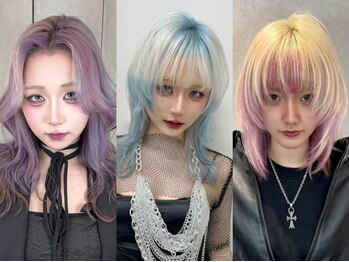 オニキス(ONYX)の写真/ブリーチでつくる透明感カラー。上品さの中にふわりと可愛さをまとった、大人女性に似合う柔らかな色味へ