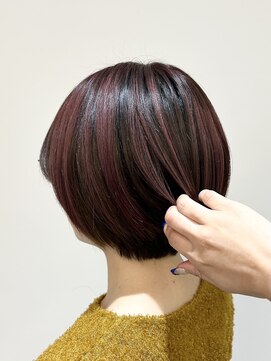 アヤラ オーガニックアンドスパ 東船橋店(AYALA) 【江添茉友】アンブレラカラー/レッド/ ハイライト