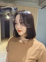 ジュベ(juve.)&nbsp;大分ミディアム顔まわりレイヤーカット髪質改善カラー