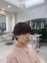 クオリス 赤塚店(QUALIS)&nbsp;冬◎センターパートマッシュパーマなし時短スタイリング