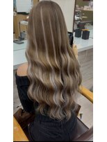 ケーアールツーエス 北野田店(KR2S)&nbsp;ベージュカラー×ハイライト風シールエクステ