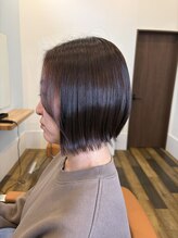 リノアプラス(Linoa+) ツヤ感ショートボブ/大人前下がりボブ