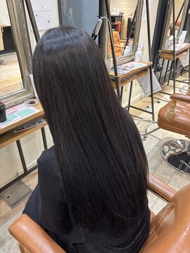 ケア アンド デザイン ココロ(care&design KOKORO) 透明感たっぷりブルーブラックカラー