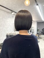 イデアル(Ideal)&nbsp;ボブ/ミニボブ/切りっぱなしボブ/前下がり/前下がりボブ/韓国
