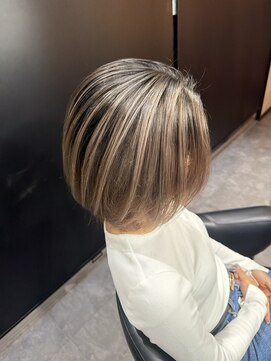スパークスヘア(Sparks hair) 筋感しっかりバレイヤージュスタイルです欲しい