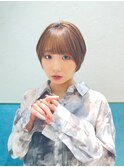 ハンサムショート/丸みショートボブ/20代30代40代50代/顔周り