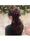 ☆大人気！結婚式編みおろしヘアセットパーティー☆