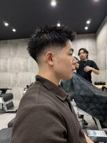 ザスーツブラザーズ 名古屋 金山店(THE SUITS BROTHERS) MEN'SHAIRウルフカルマパーマメンズショートイージーパーマ