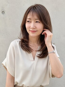 テーラヘアー 我孫子店(TELA HAIR) 【軽やか印象】鎖骨レイヤー×ナチュラルブラウン