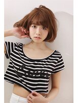 モッズ ヘア 西宮店(mod's hair)&nbsp;厚めバングの小顔ボブ【MILA 2009 S/S】