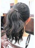 ふわふわポニーテールｂｙカットハウスアン
