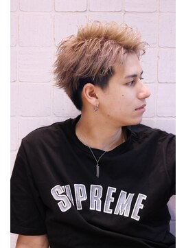 ネイビー(NAVY) EXILE ヘアスタイル LDHショートレイヤー TRIBEモヒカン