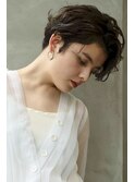 【ACA】アンニュイパーマが可愛いセンシュアルショート