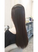 小顔セミウェットウェーブピンクベージュハイライトカラー