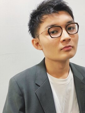 モロコ 神保町 小川町店(moloco) かき上げヘアツーブロックマッシュメンズショート[神保町]1