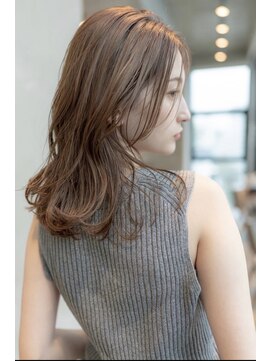 オースティン 登戸向ケ丘遊園(AUSTIN) 大人かわいい前髪セシルカットココアブラウンフリンジウェーブ