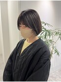 【umu. hair  salon】韓国bob×インナーシルバー