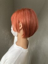 ブロッサム 東久留米店(Blossom) オレンジカラー/ブリーチカラー/ショートボブ/髪質改善