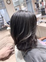 カシータ ヘア リゾート イオンモール熱田店(Casita hair resort)&nbsp;極ハイライト×ハイグレージュ×外ハネ×毛流れ×リバース巻き