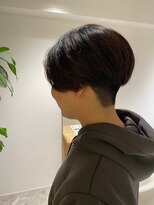 ソイクフ 四条大宮店(SOY-KUFU) 【soy-kufu】MEN'S HAIRアッシュブラックマッシュパーマ